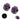 Amethyst Rose Carved Flared Plug (Pair)